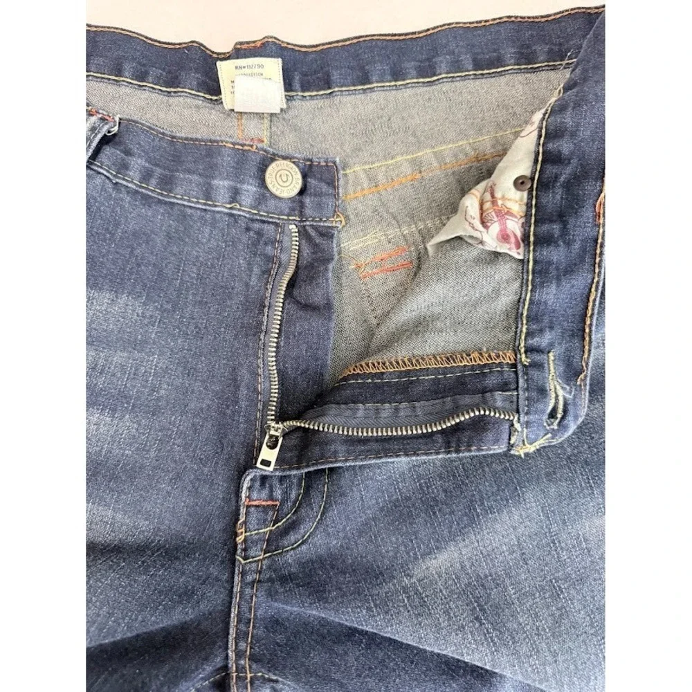 Vintage True Religion Bobby Jeans Men 40X35 Buddha Embroidered‎ Bootcut
